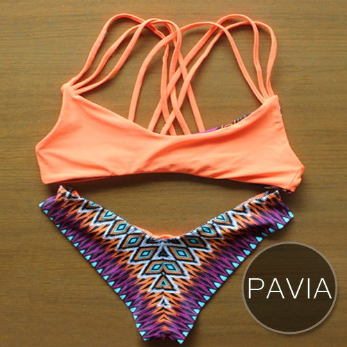 PAVIA Crop Top Brazilian Bikini