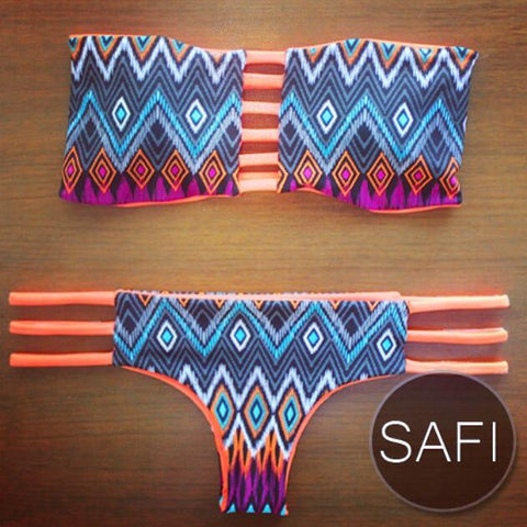 SAFI Bandeau Brazilian Bikini
